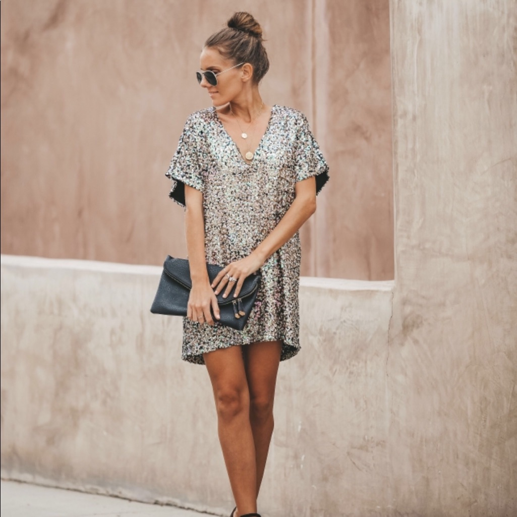 Bnwt Sequin Tunic